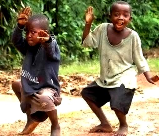Happy Afro Kids.
